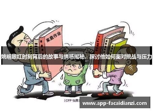 姚明眼红时刻背后的故事与情感揭秘，探讨他如何面对挑战与压力